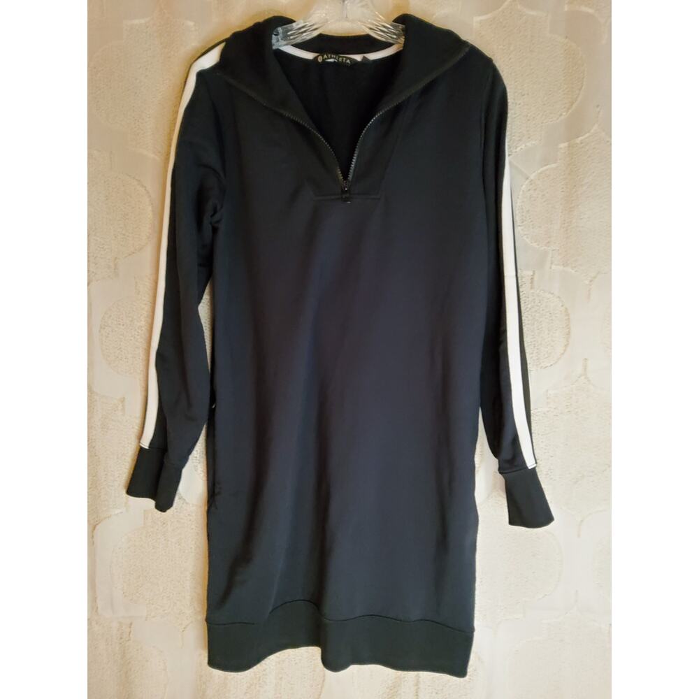 #271 Excellent Pre-Owned Women's Athleta Crosstown Track Black Dress Size M